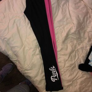 Ankle length Leggings, cutout at bottoms.